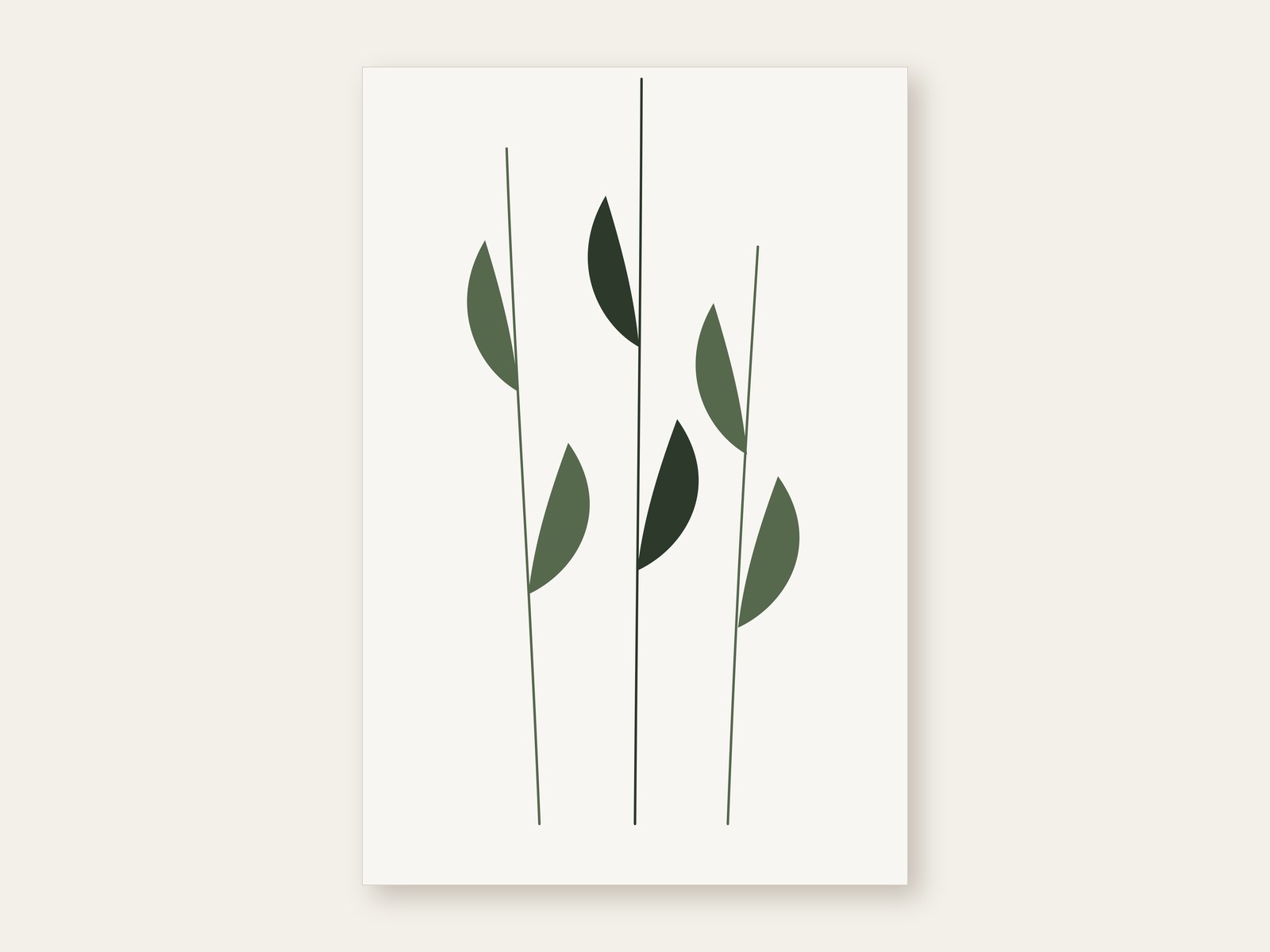 Reed Line — printable wall art shown as the full artwork