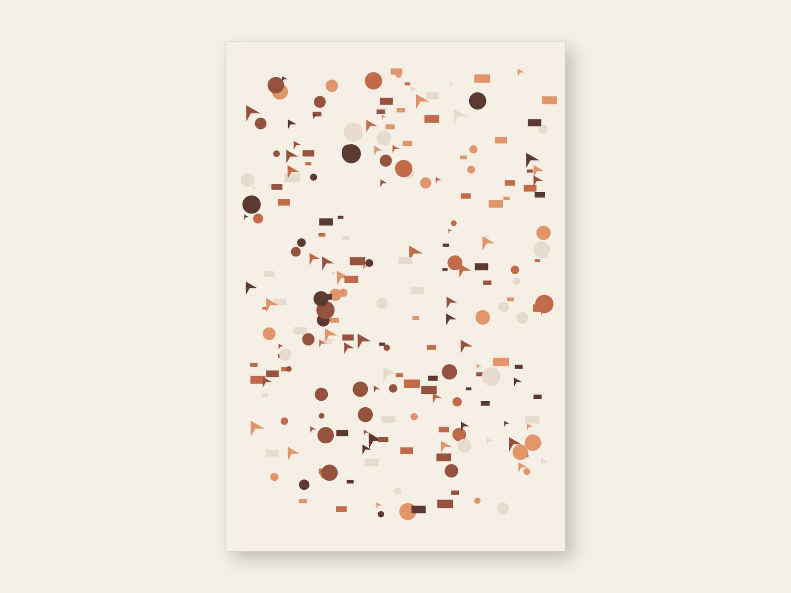 Soft Terrazzo — printable wall art shown as the full artwork